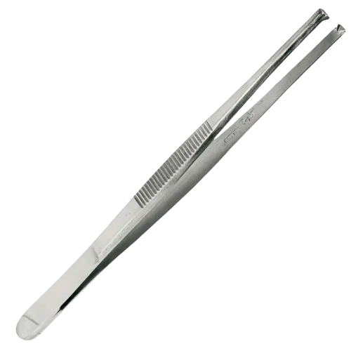 Chirurgische Pinzette gerade 14cm 1:2 Zähne