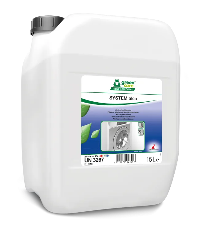 SYSTEM alca Flüssiger, alkalischer Waschkraftverstärker
