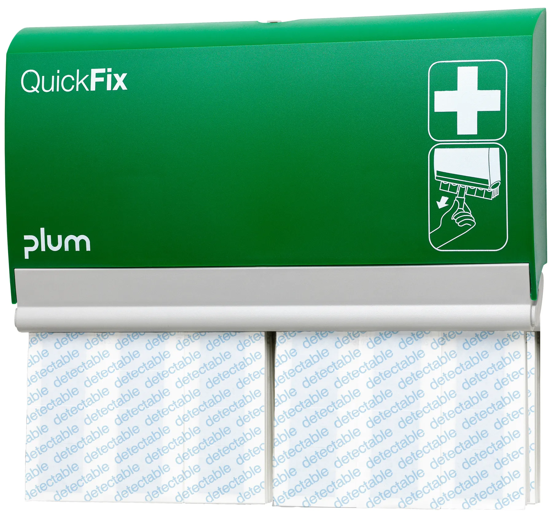 QuickFix Pflasterspender + 2x 30 Fingerverbände Detectable l