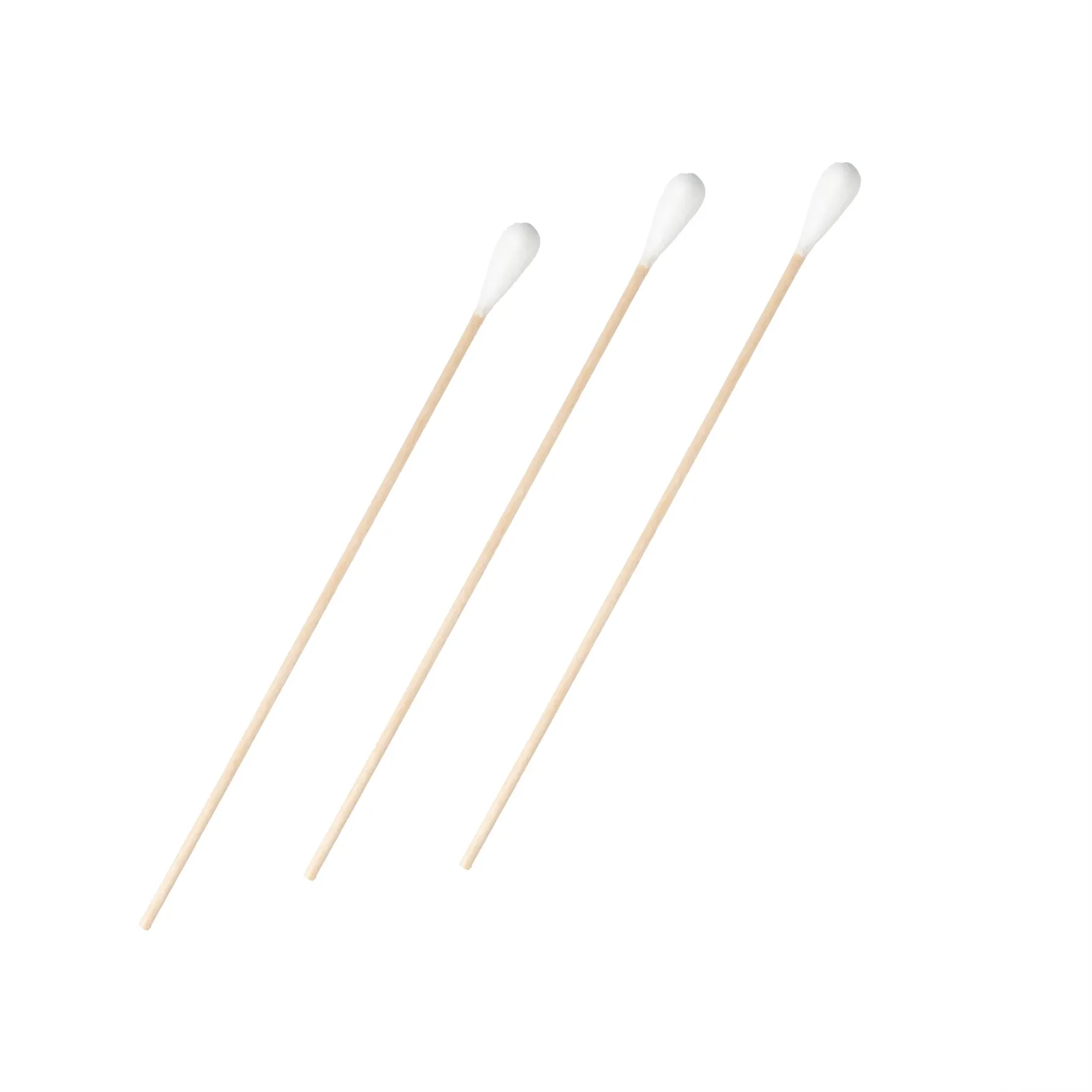 Wattestäbchen WA 2,200x3mm Holzstab,Kopf ca.9,5-10,5x27-32mm