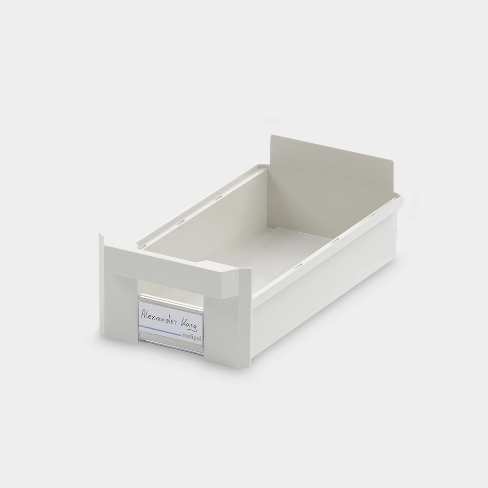 Schrankbehälter 15x30 mit Klemmschild