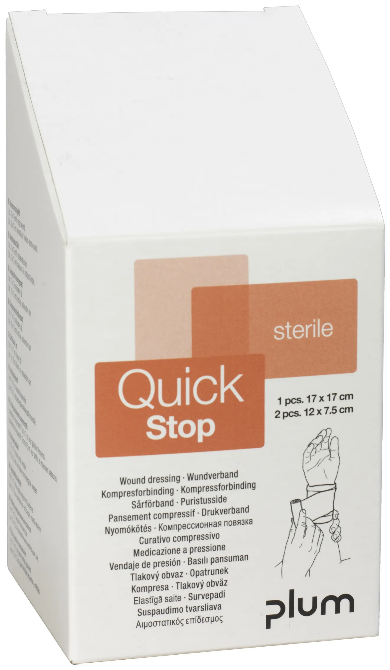 Plum QuickStop Wundverband Set 3 Stück