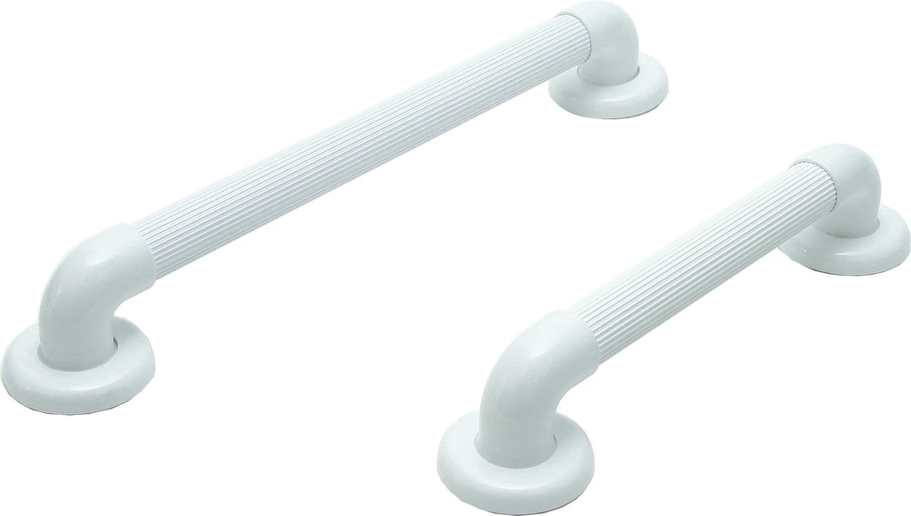 Plastik Haltegriff, weiss, gerillt, 30cm