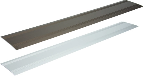 Türschiene 3 x 125 x 900 mm, champagnerfarben eloxiert