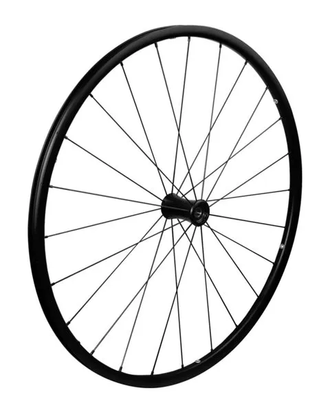 22" Ultralite Rad mit 12 mm Nabe, schwarze Felge, ohne Mante