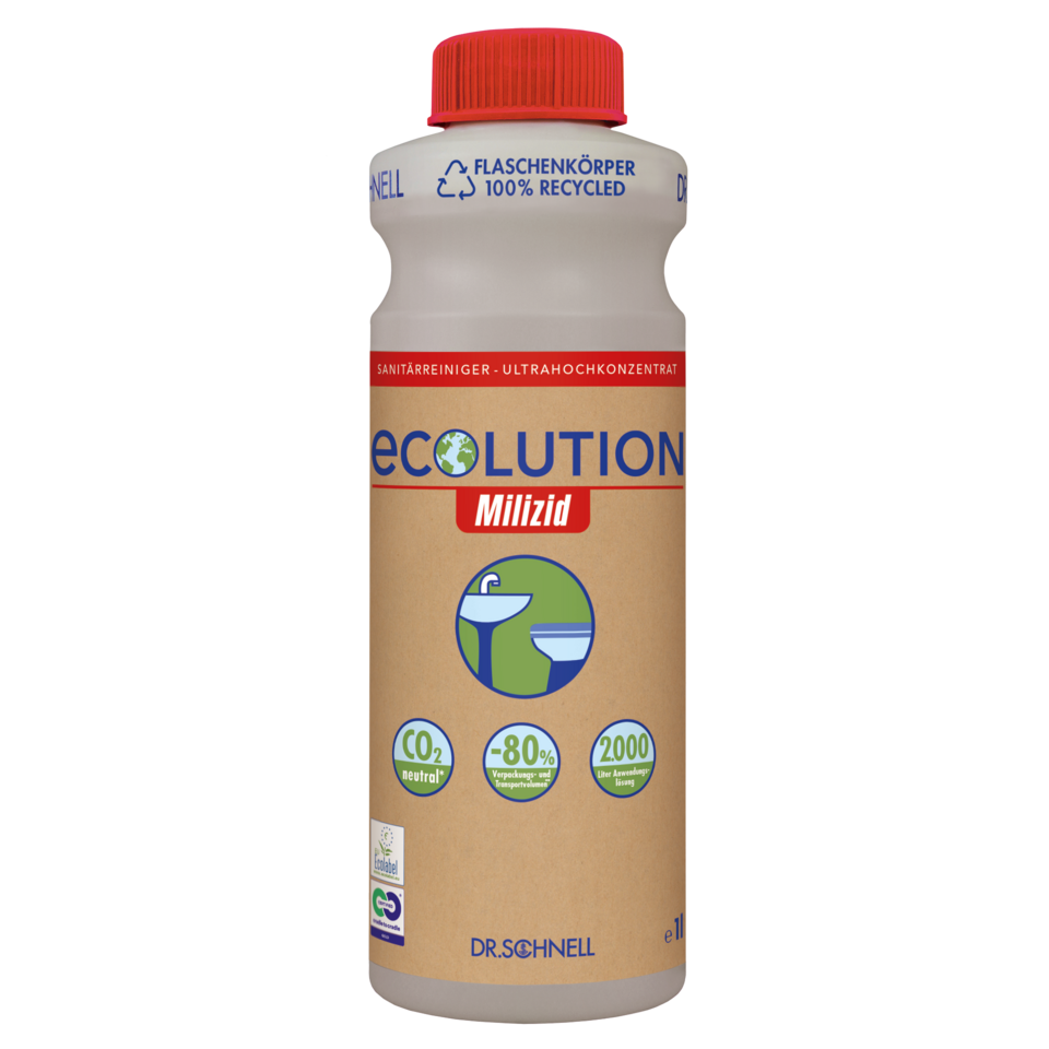 ECOLUTION MILIZID ULTRAHOCHKONZENTRAT Flasche SAFE 1 Liter