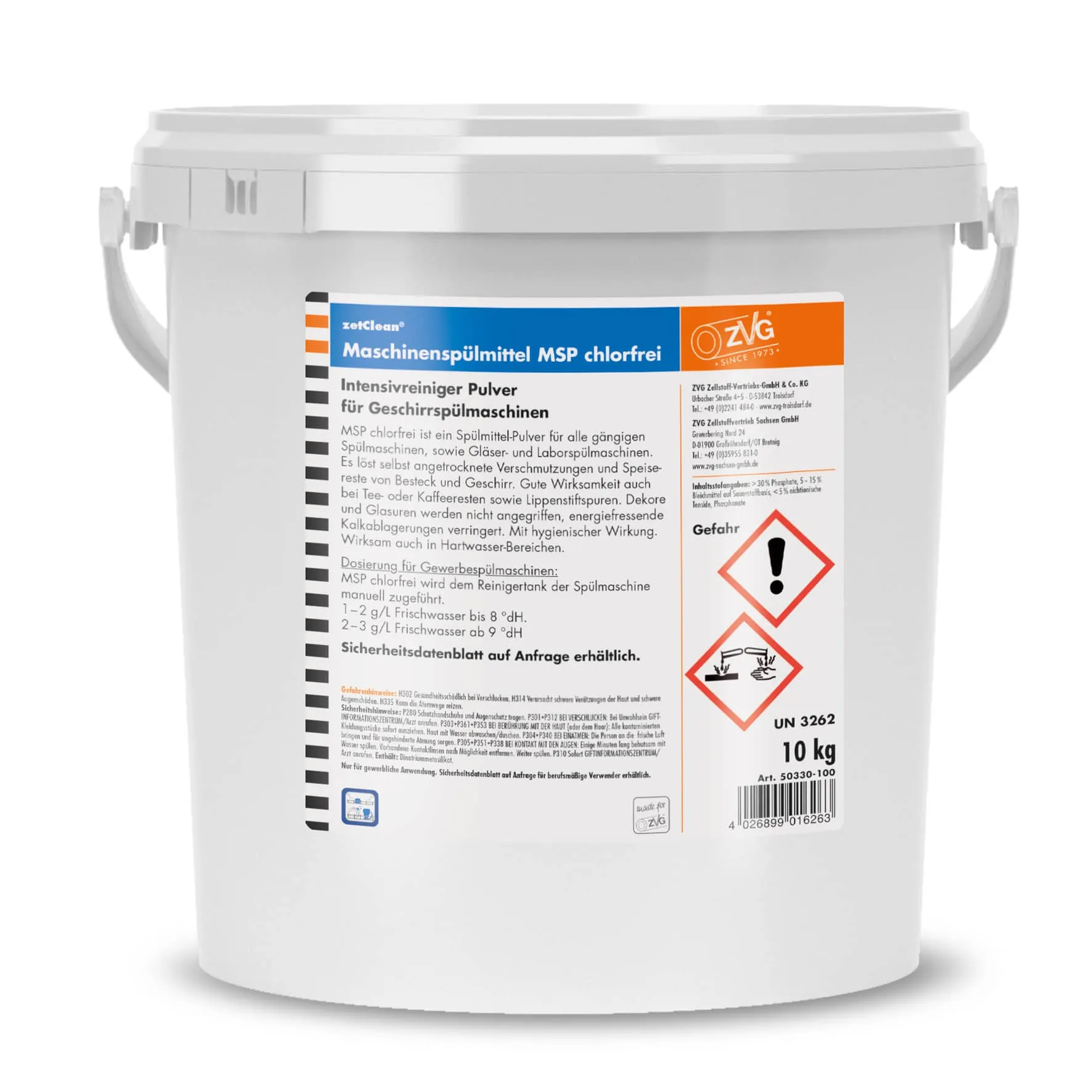 Maschinenspülmittel Pulver MS P 10 kg