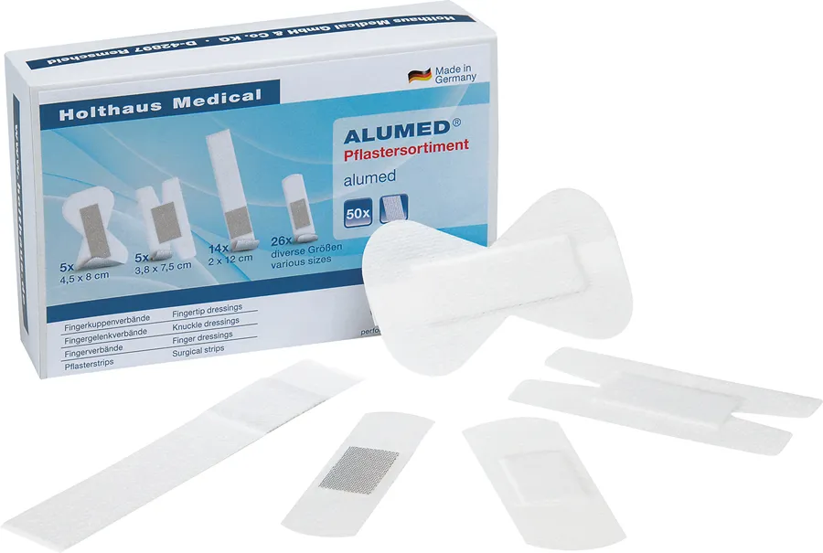 Alumed® Pflastersortiment 50 Stück mit 5 Sorten