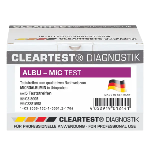 Cleartest Albu-Mic Streifentest 30 Stk