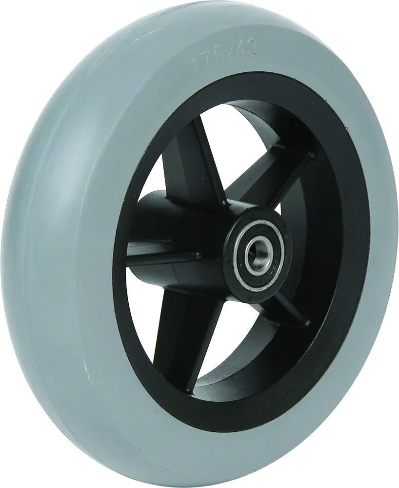 7" Polyurethanrad, 175 x 45 mm, Buchsen für 60 mm