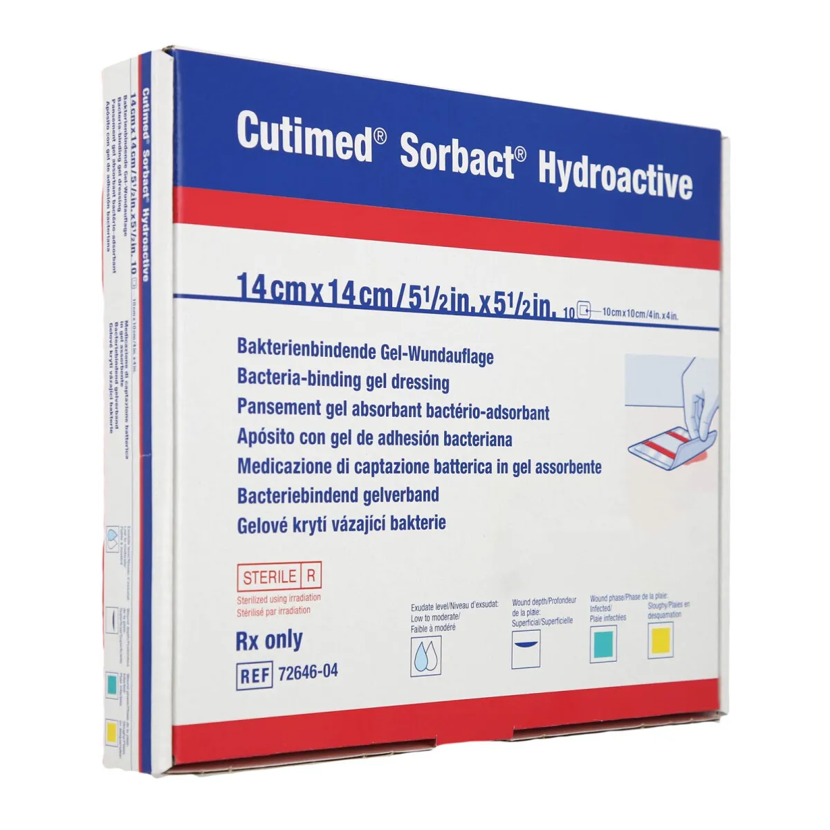 Cutimed Sorbact Hydroactive, steril, Wundauflage