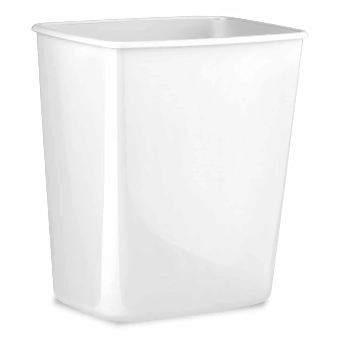 Abfalleimer Kunststoff weiß (matt) , 8 Liter