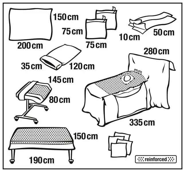 Foliodrape Protect Plus Hüft-Set