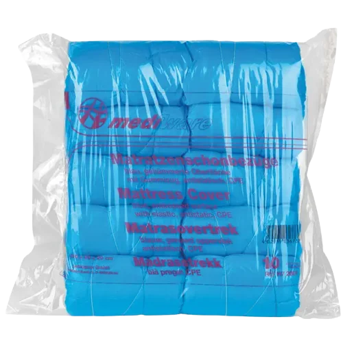 Matratzenschutzbezüge blau mit Gummi 10 Stk 100x210cm