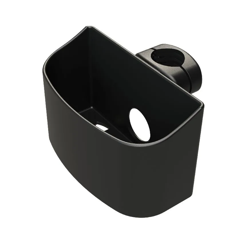 Stockhalter mit Ku.-Schale, schwarz