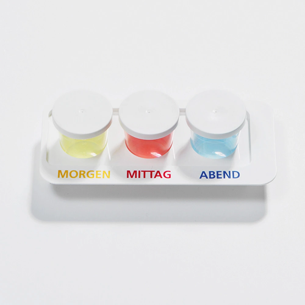 melipul Mehrweg-Becher-Dispenser für 3 BecherPCweiß