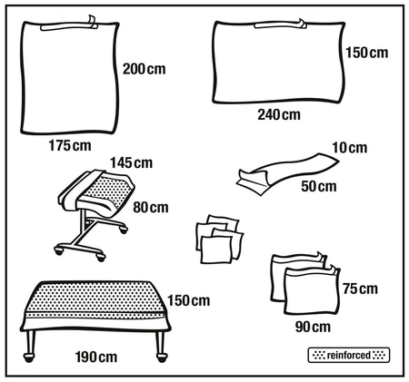 Foliodrape Protect Universal-/Pädiatrie-Set I