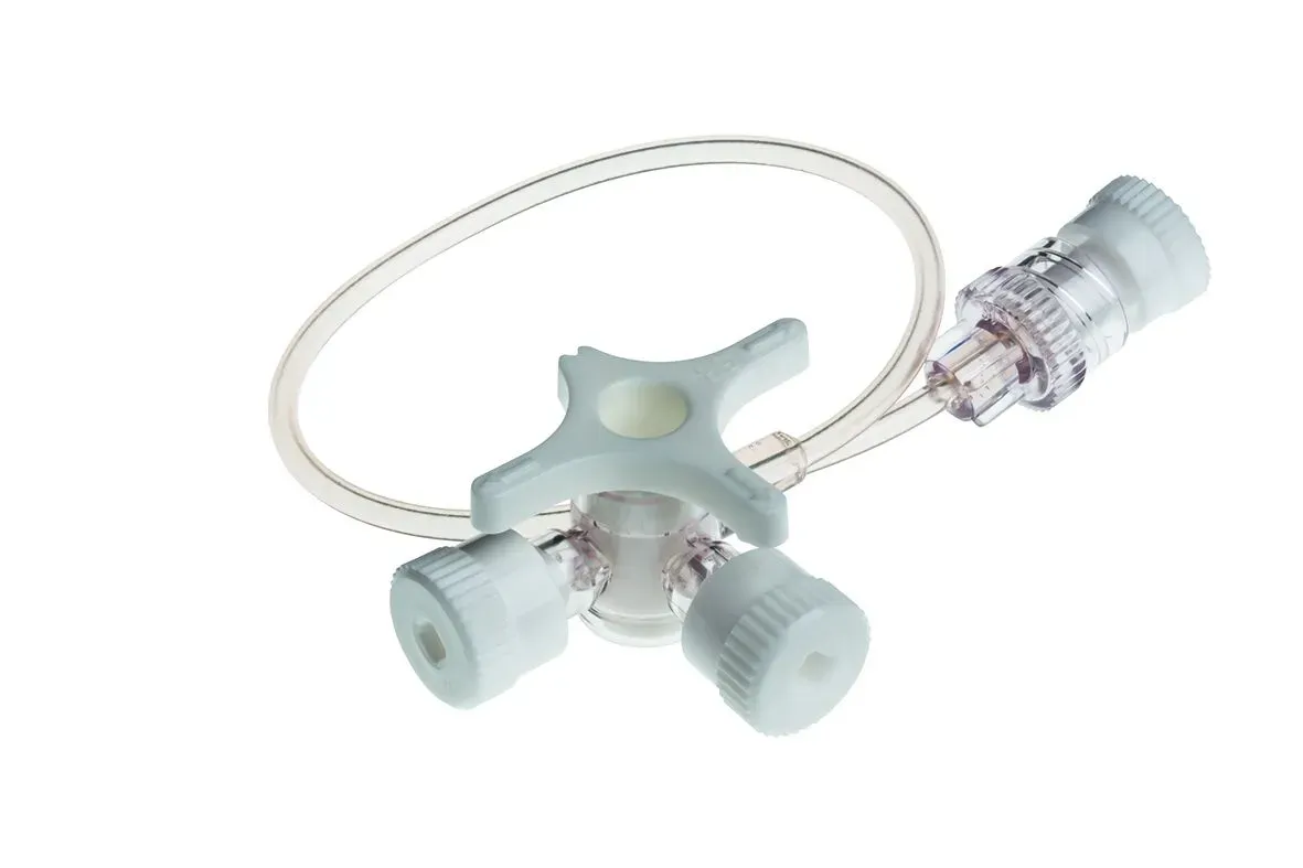 BD Connecta+³ Dreiwegehahn blau