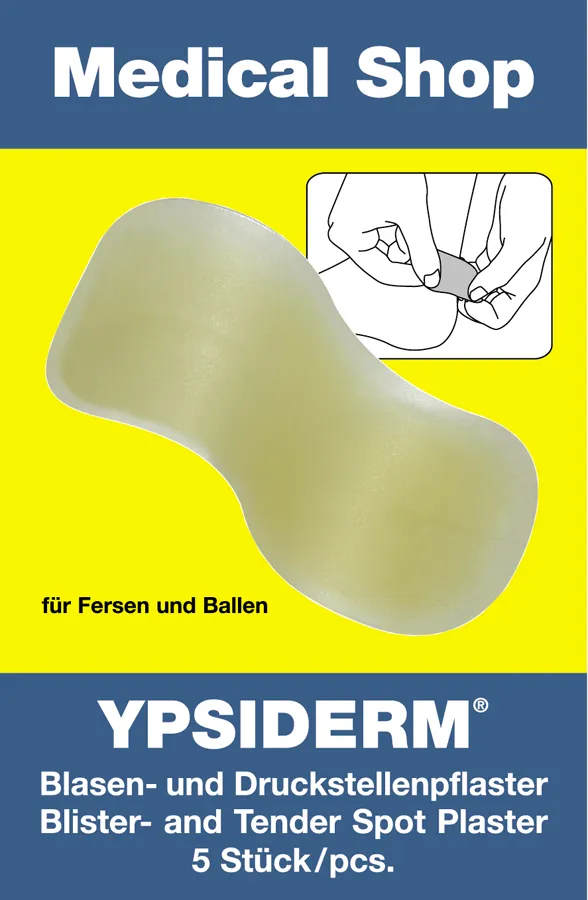 YPSIDERM® Blasenpflaster Ferse+Ballen 5 Stück