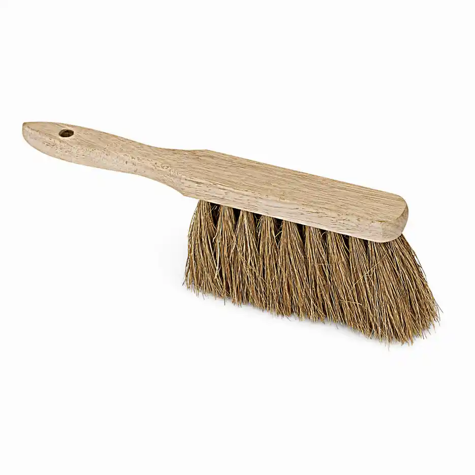 Industriehandfeger Natur-Kokos 28 cm mit Aufhängeloch
