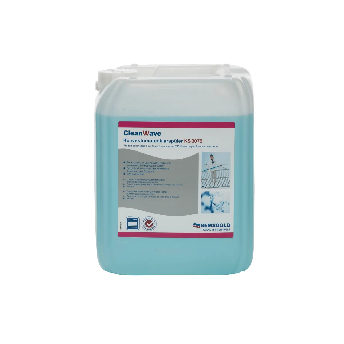 CLW Konvektomatenklarspüler KS 3078, 10 kg Kanister