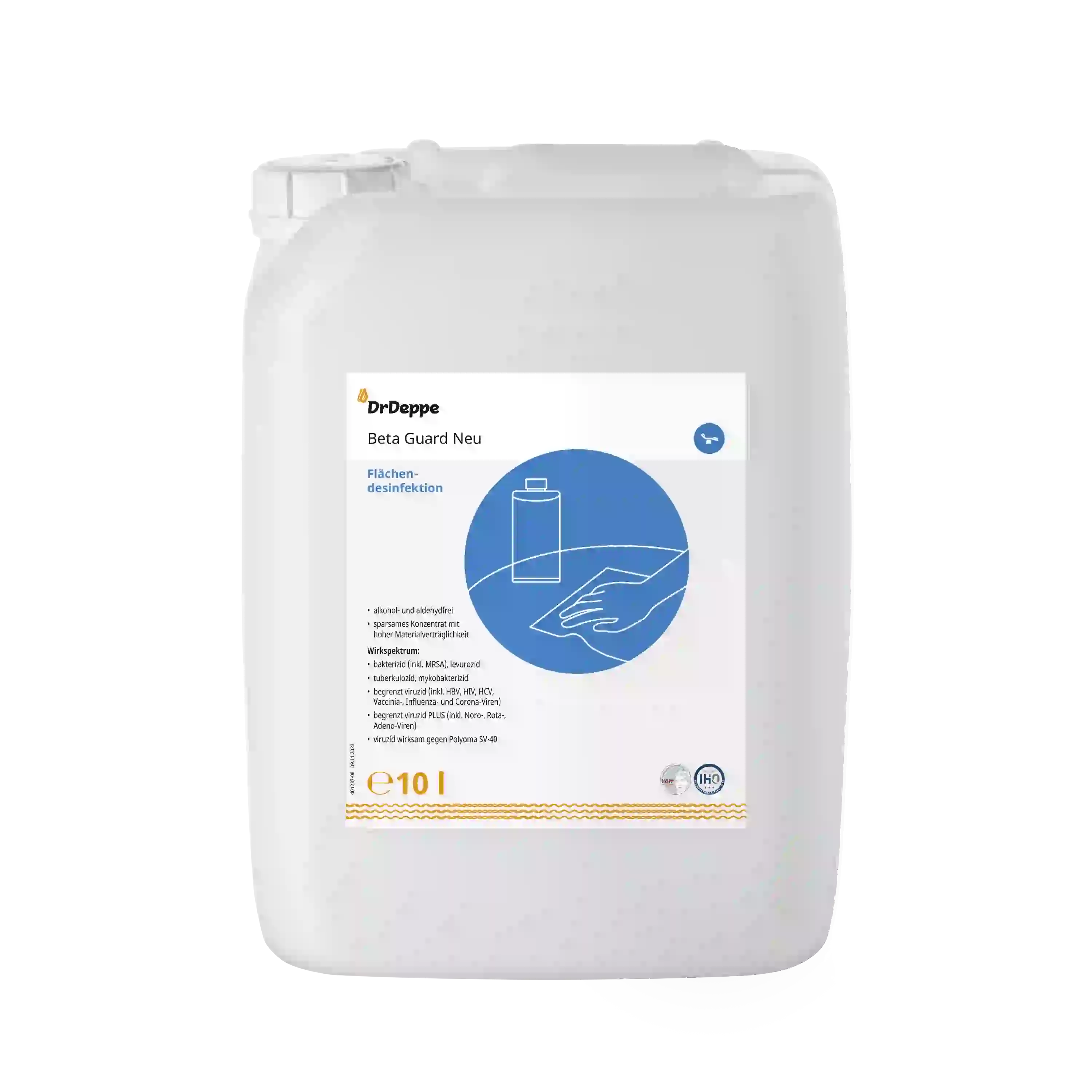 DrDeppe Beta Guard Neu alkoholfreies Desinfektionsmittel