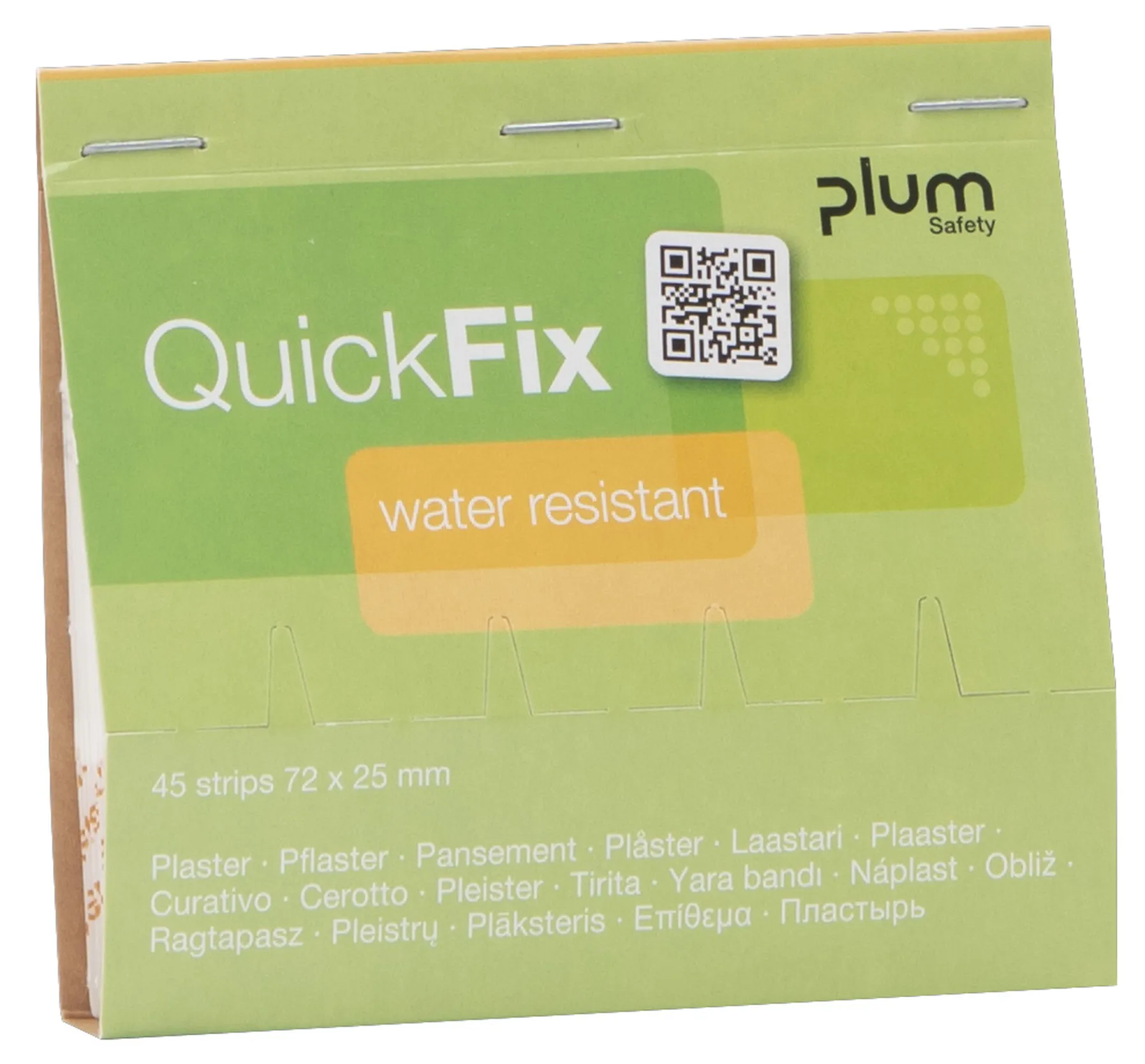 Plum QuickFix Water Resistant Refill mit 45 Pflasterstrips