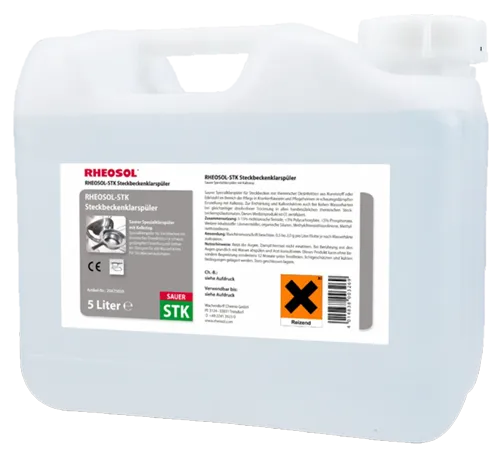 RHEOSOL-STK Steckbeckenklarspüler Kanister 5 Liter