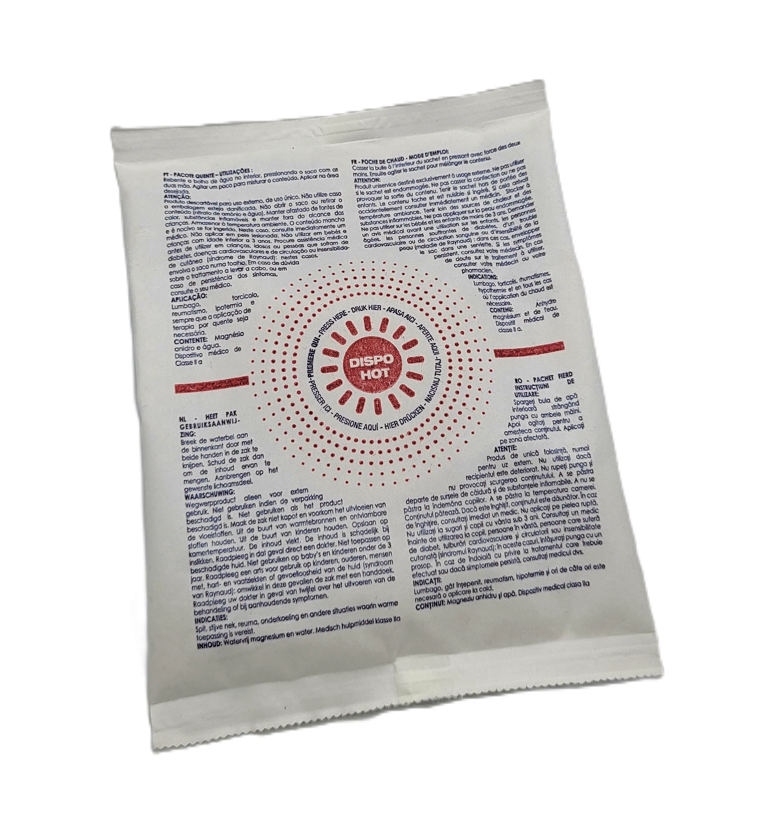 Sofort-Wärmekompresse 14 x 18 cm zum Einmalgebrauch