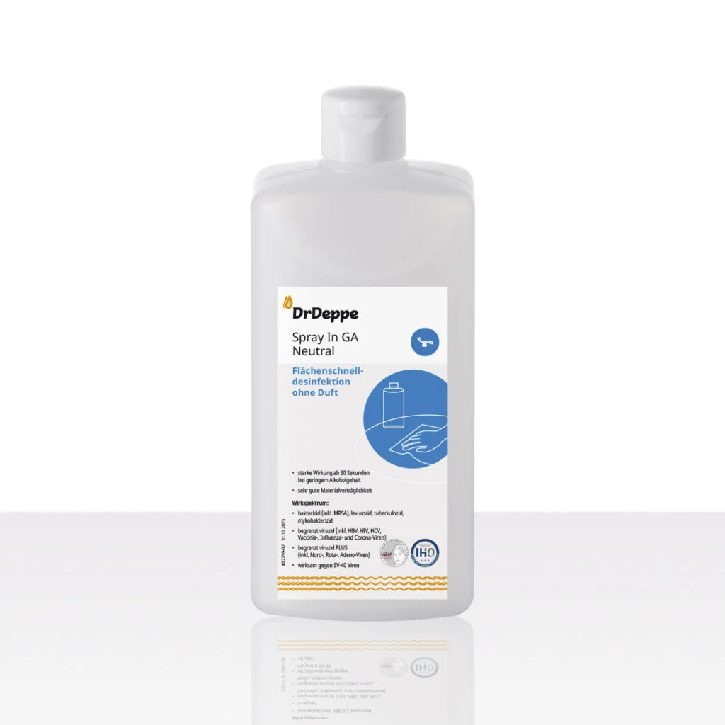 DrDeppe SprayIn GA Flächendesinfektion 500 ml DrDeppe SprayIn GA Flächendesinfektion 500 ml