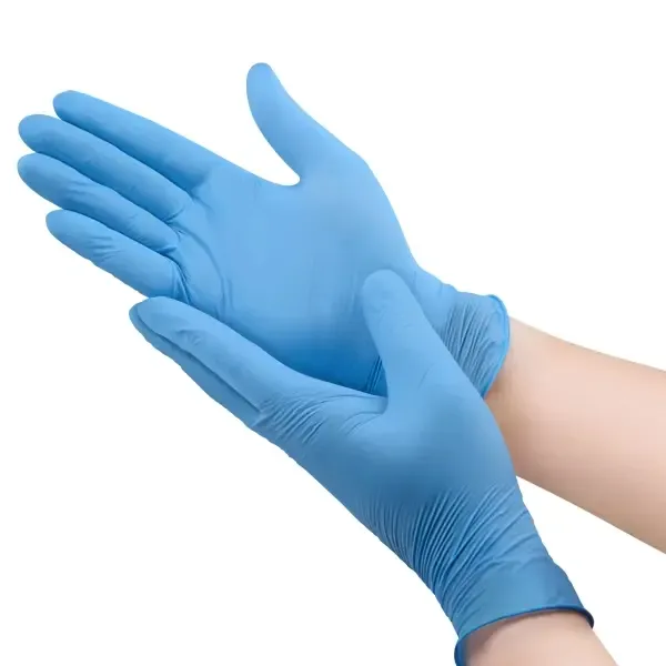 Nitril Schutzhandschuh, blau und puderfrei