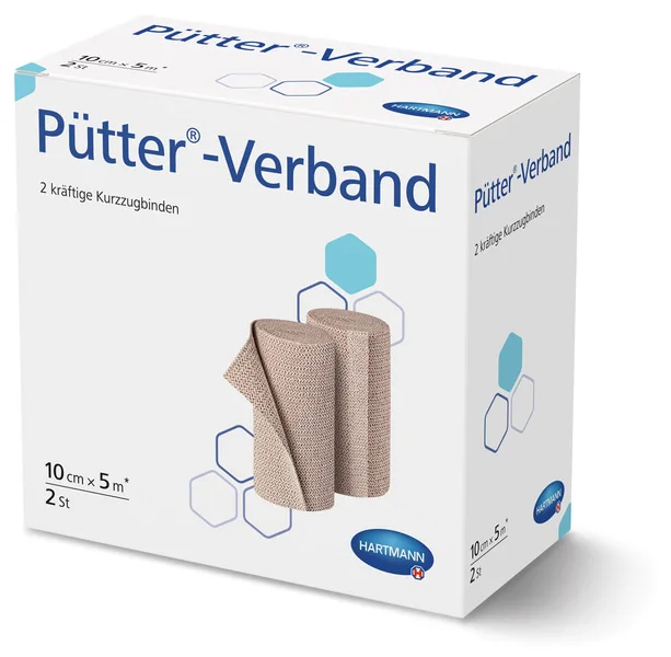 Pütterverband, 2 Binden, 10cm x 5m