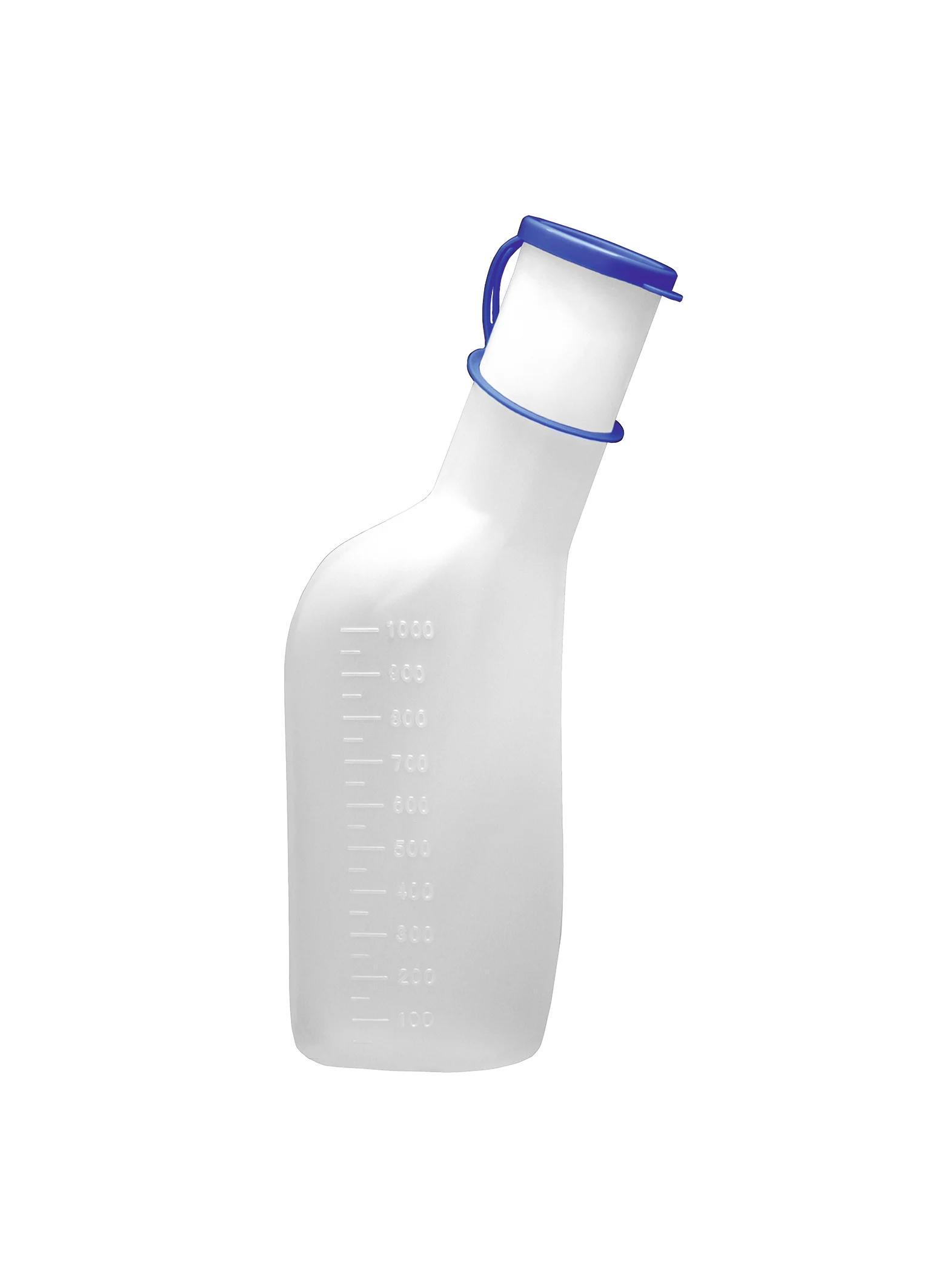 Urinflasche für Männer 1 Liter, milchig