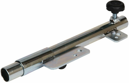 Armlehnenbeschlag aus verchromtem Stahl für abklappbare Ther