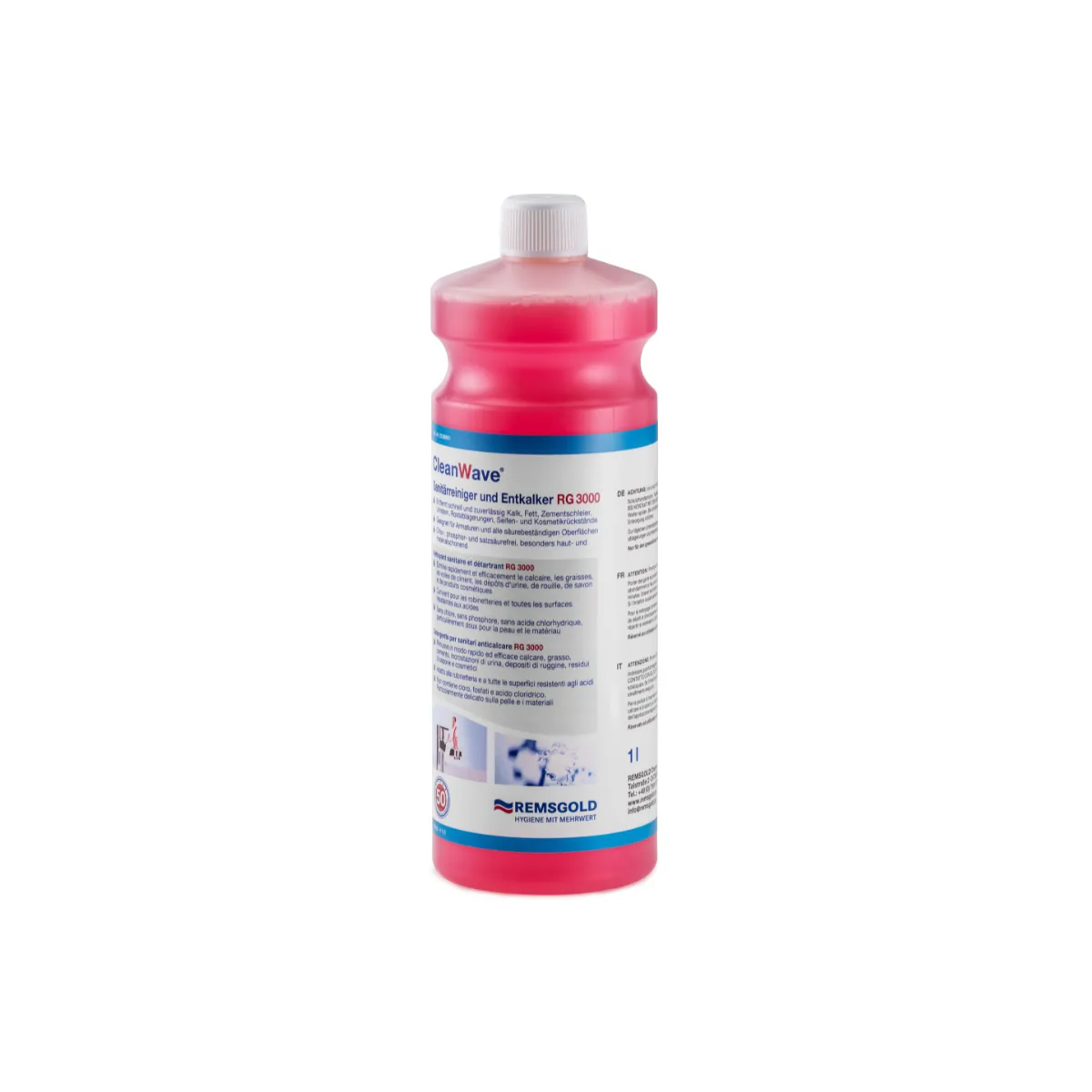 CLW Sanitärreiniger u. Entkalker RG 3000, 1 l Flasche