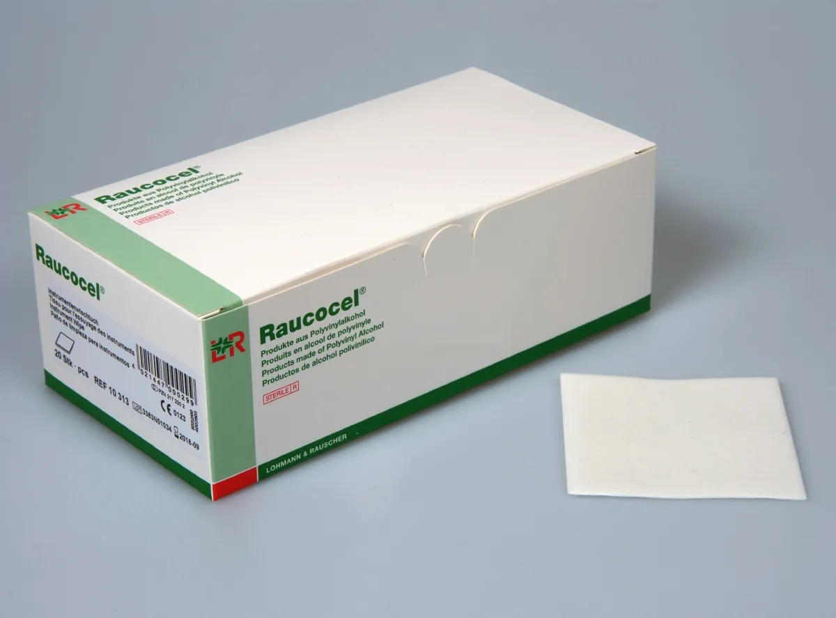 Raucocel Nasentamponade gerade, steril mit Faden