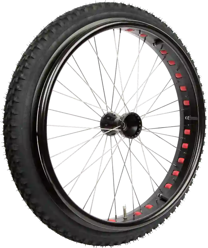FAT WHEEL 24" x 1.95" (50-507), Nabe 12 mm, mit Mantel und s