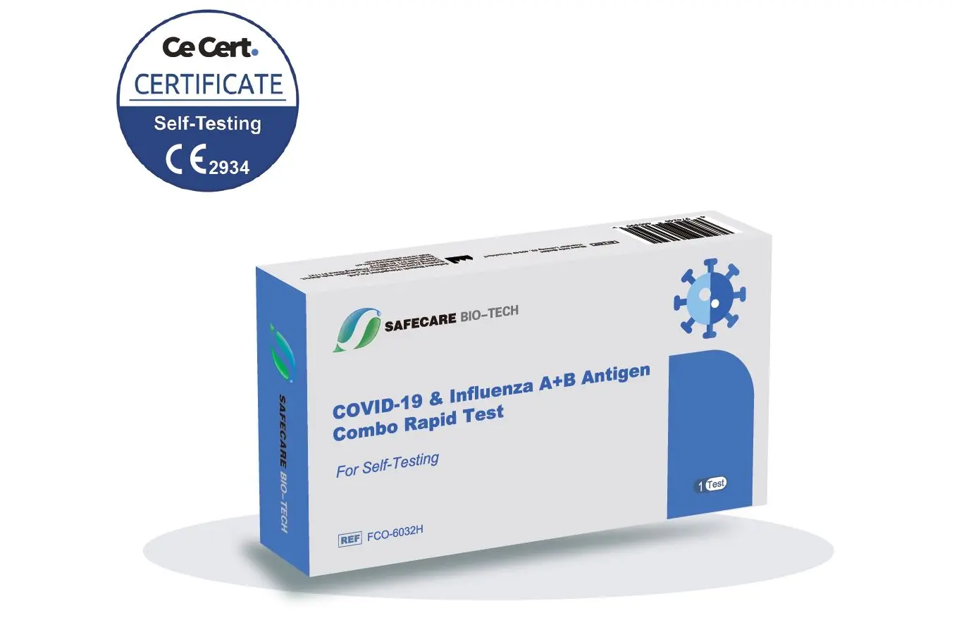 Safecare Influenza A+B & Covid 19 Combo Rapid Test Safecare Influenza A+B & Covid 19 Combo Rapid Test