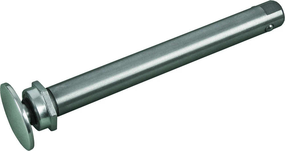 Steckachse ø12 x 118 mm mit silber Druckknopf für Standard N