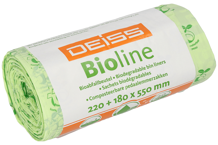 Deiss Bioline-Bioabfallbeutel 10 L mit Tragegriff