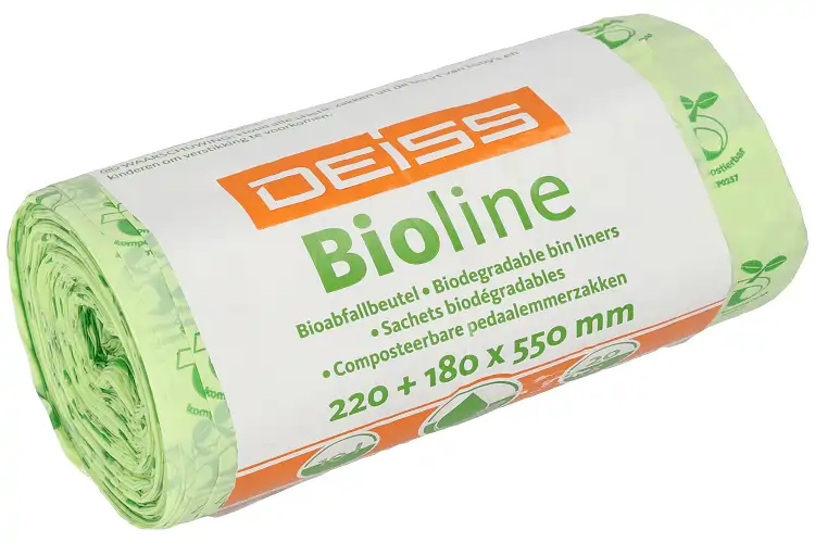 Deiss Bioline-Bioabfallbeutel 10 L mit Tragegriff Deiss Bioline-Bioabfallbeutel 10 L mit Tragegriff