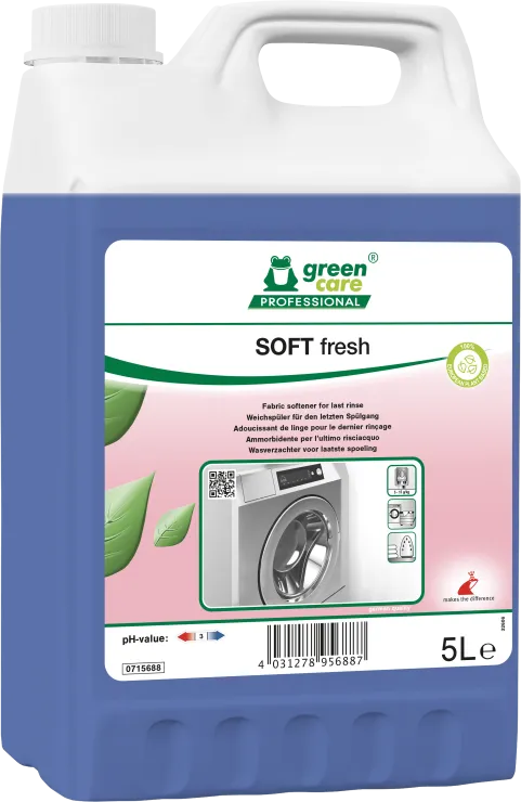 SOFT fresh Weichspüler für den letzten Spülgang