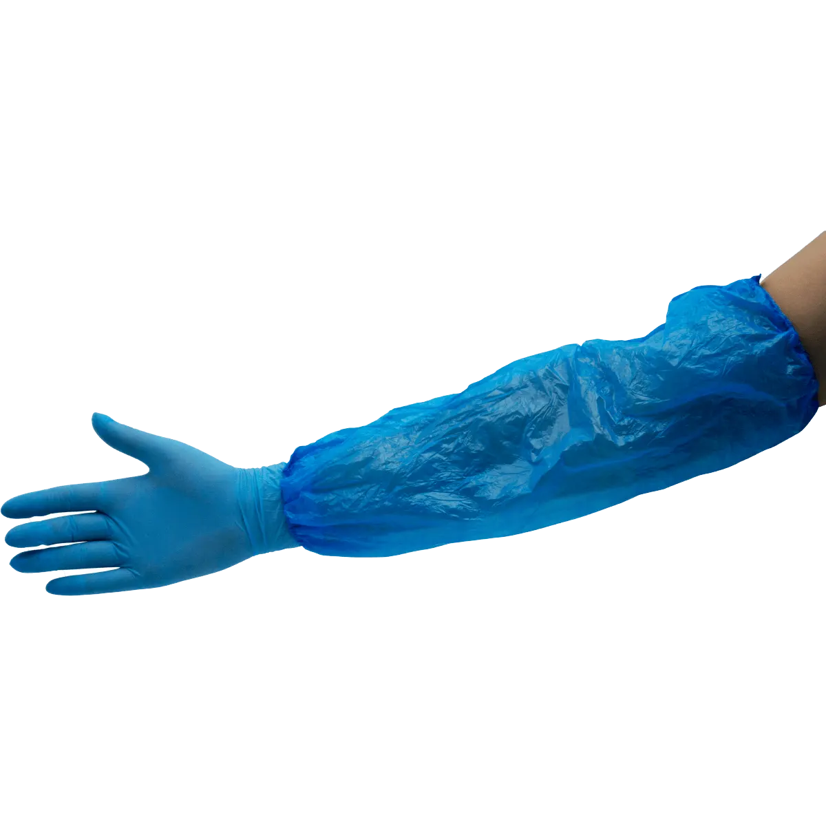 CPE-Ärmelschoner 100er Beutel, Blau CPE-Ärmelschoner 100er Beutel, Blau