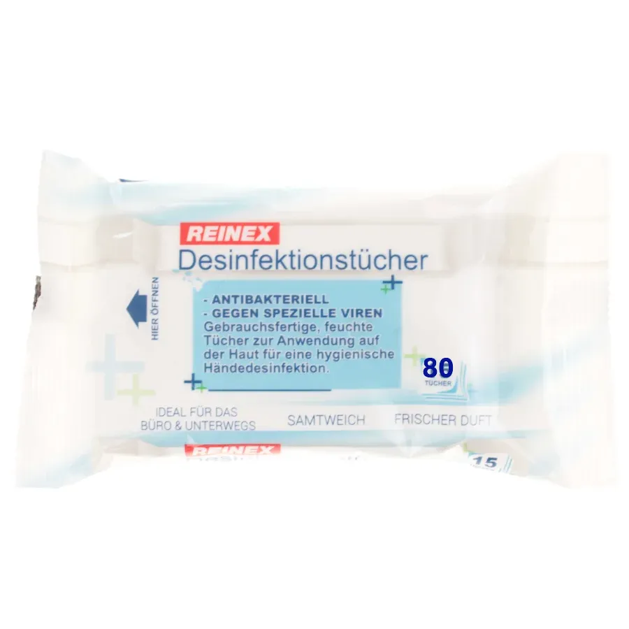 REINEX Desinfektionstücher 80er