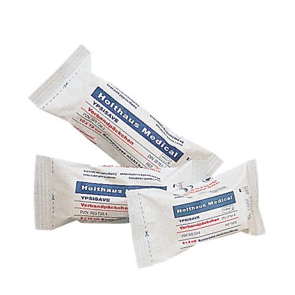 YPSISAVE Verbandpäckchen 6 x 8 cm klein steril Großverpackun