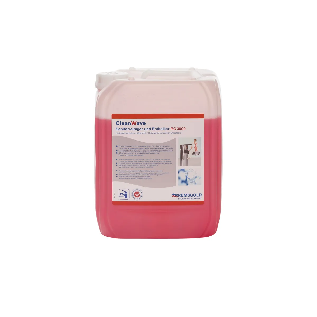 CLW Sanitärreiniger u. Entkalker RG 3000, 10 kg Kanister