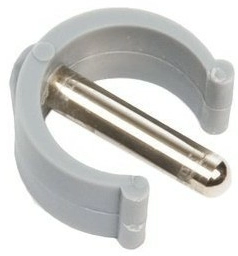 Clip für ø25 mm Rohr mit ø6 x 15 mm Bolzen, für Rücken 30207