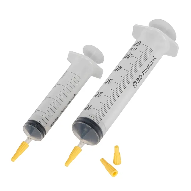 Schutzkappe für Luer Spritzen, männlich/weiblich, gelb