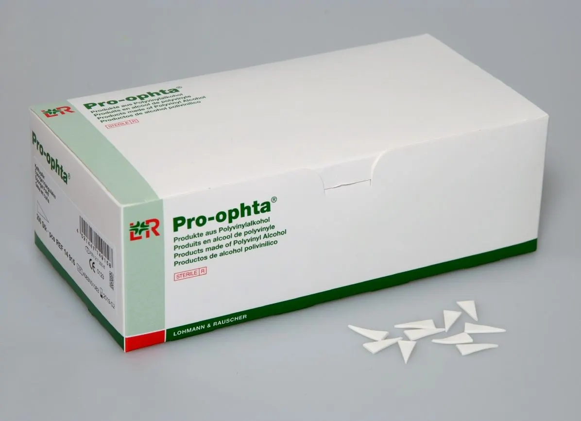 Pro-ophta Keiltupfer 10 Stück eingesiegelt, 200 Stück, steri