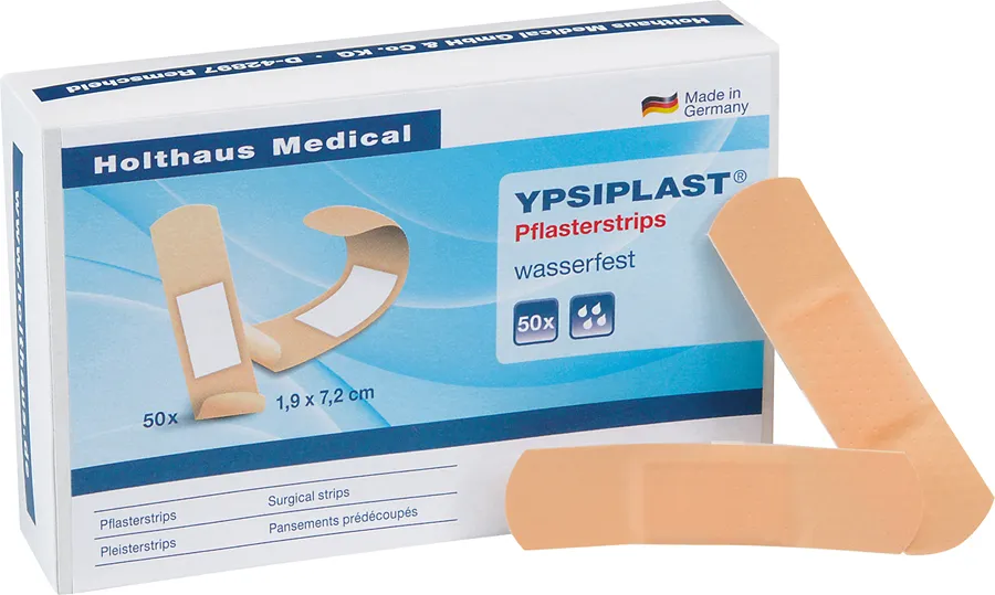 YPSIPLAST® Pflasterstrip 2, 5 x 7, 2 cm 50 Stück wasserabwei